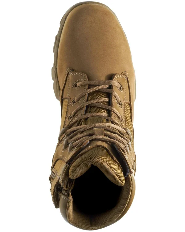 Bates Men's GX-8 Waterproof Composite Toe Side Zip Work Boot - 10 Coyote