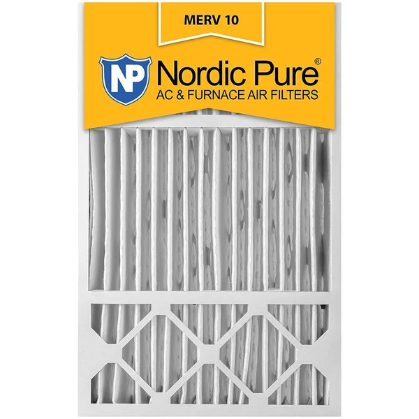 Nordic Pure 16x25x5 Honeywell Replacement MERV 10 Air Filters Qty 2