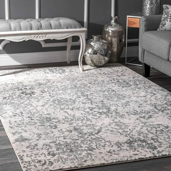 nuLOOM Floral Damask Rosemary Area Rug, 5& x 7& 5