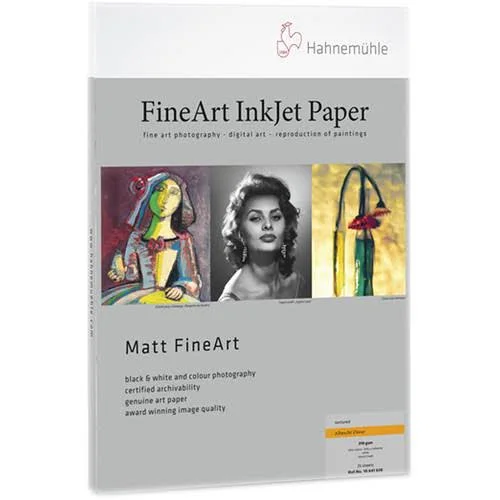 Hahnemuhle Albrecht Durer - 50% Rag, Textured Matte Surface, Natural White Inkjet Paper, 210 gsm, 11x17x22 25 Sheets
