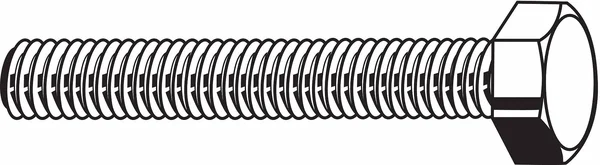 Fabory U01210.025.0175 Tap Bolt, 1/4-20X1-3/4, gr5, zp, pk100