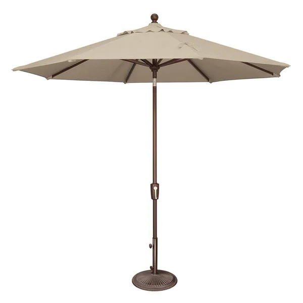 SimplyShade Catalina 9& Market Umbrella; Sunbrella - Antique Beige