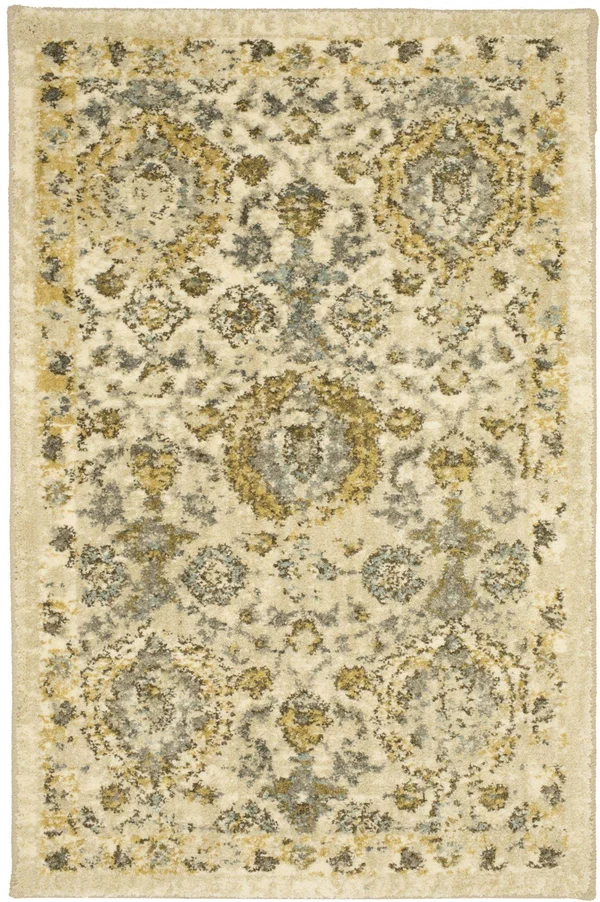 Karastan 5&3x22 x 7&10x22 Camel Touchstone Boyne Area Rug