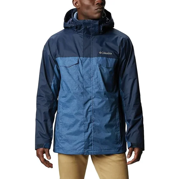 Columbia Men & S Timberline Triple interchange Jacket - Night Tide Jacquard Texture, Coll Navy