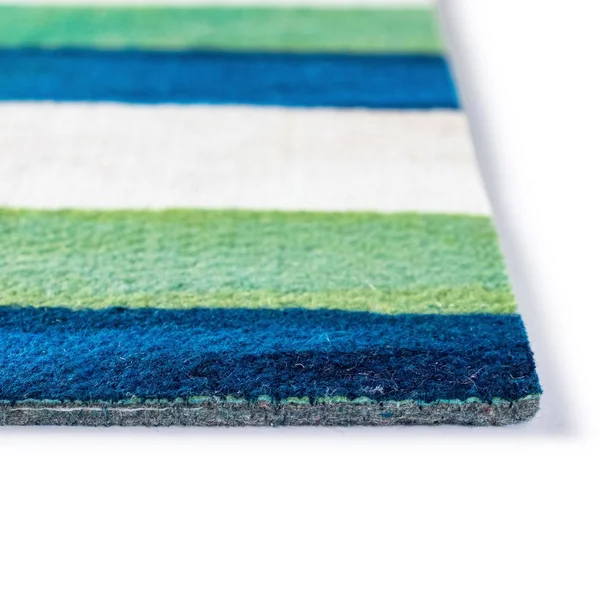 Liora Manne Visions II Painted Stripes Indoor/Outdoor Rug Blue 27x22 x 8&