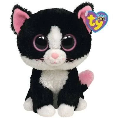 Ty Beanie Boos - Pepper The Cat, 6.5 x 3 x 3.25 inches