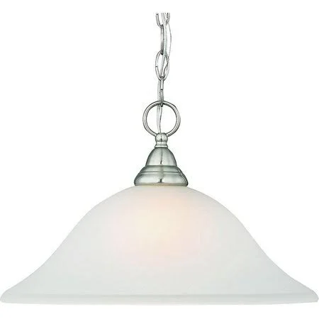 Boston Harbor Lyb130928-1dp-bn Light Pendent 1Lt Alabaster/Bn, Size: One Size