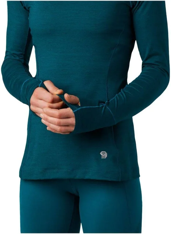 Mountain Hardwear Ghee Long Sleeve Crew - Women's Shark/Heather - XL