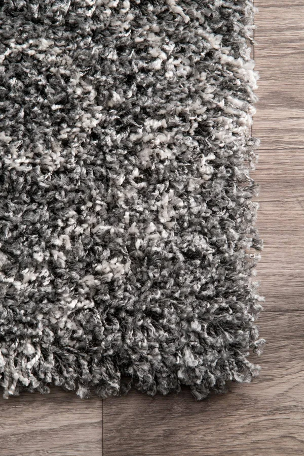nuLOOM Iola Easy Shag OZSG18B Grey 4& x 6& Area Rug