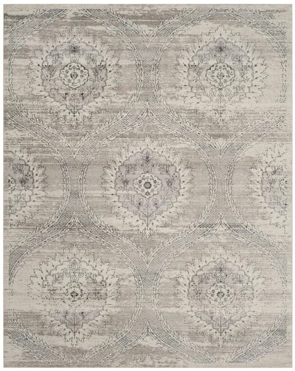 Safavieh CNG626A Carnegie Light Grey, Cream Area Rug - 9& x 12&