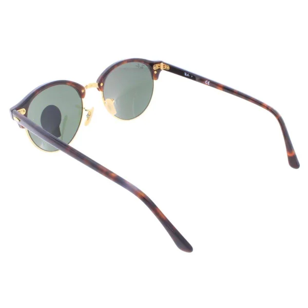 Ray-Ban CLUBROUND RB4246 Round Sunglasses For Unisex, 51-19-145, 990-RED HAVANA