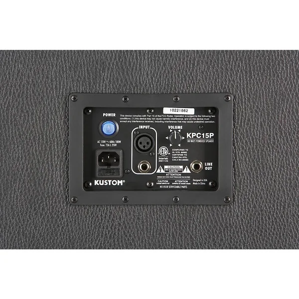 Kustom PA Kpc15p Powered Speaker Pair