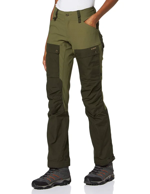 Fjallraven Women's Keb Trousers Deep Forest, Laurel Green 34