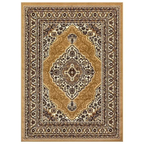 Princess Collection Oriental Medallion Area Rug, 5& 2x22 x 7& 2
