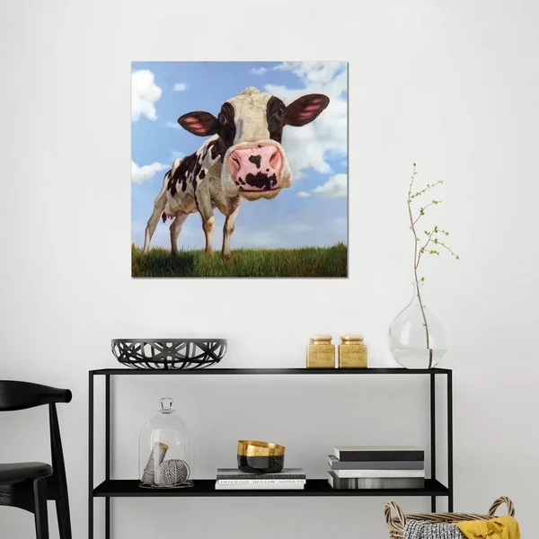 Penelope - Lucia Heffernan Canvas Art Print ( Animal Art > Farm Animals > Cows art)