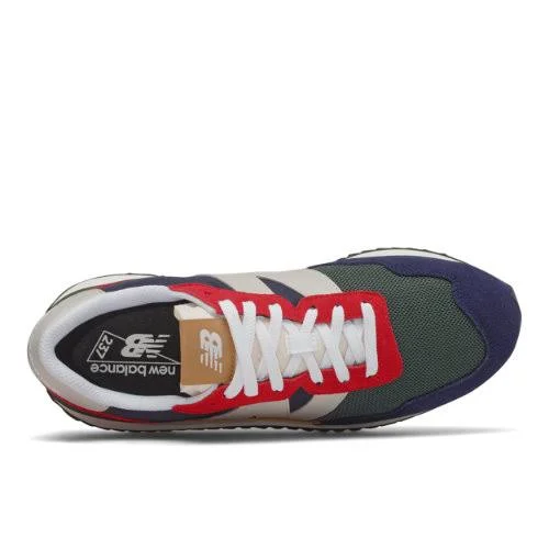 New Balance Men's 237 Lifestyle Shoes - Red/Navy (Size 4.5)