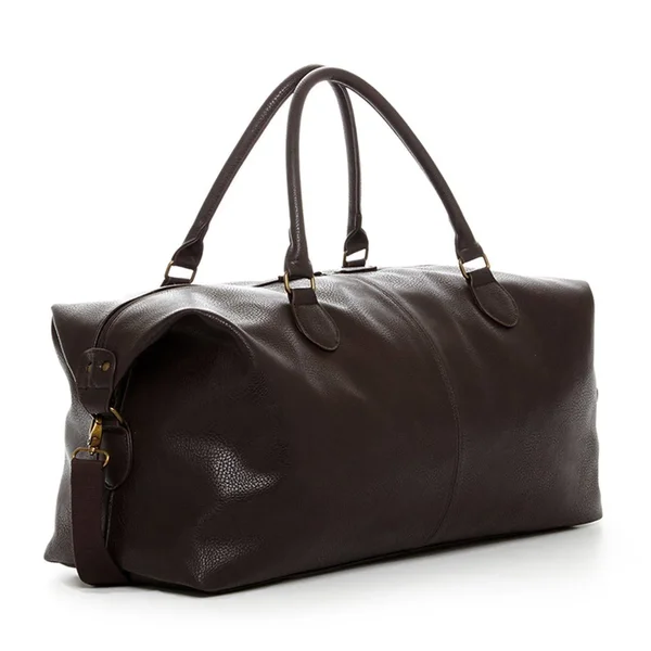 Gunner Vegan Leather Duffle Bag - Brown