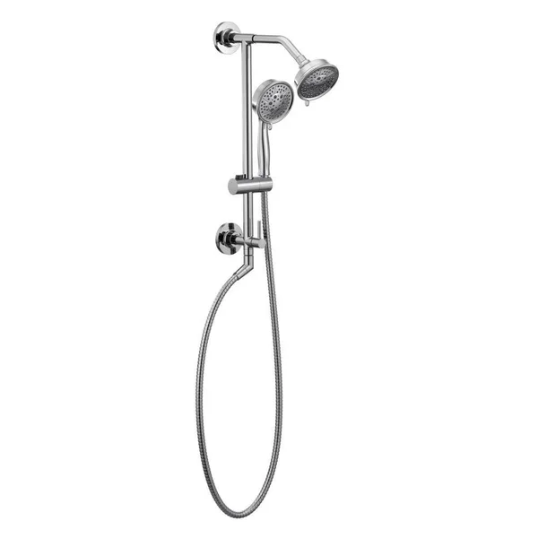 Moen 3638 4 3/8x22 Four Function Shower Head Chrome