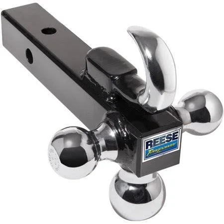 Reese 7031400 Tri-Ball Mount with Hook, Hitch Ball Sizes of 1-7/8 Inches 2 Inches and 2-5/16 Inches by Visit The Reese Towpower
