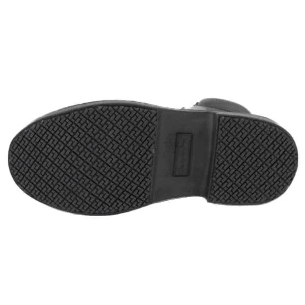 Genuine Grip Men's Slip-Resistant Waterproof Steel Toe Work Boot #7161 Black - Wide Width, Size: 7.5