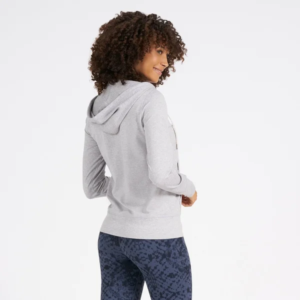Vuori Women's Halo Performance Hoodie - Medium - Pale Heather Grey