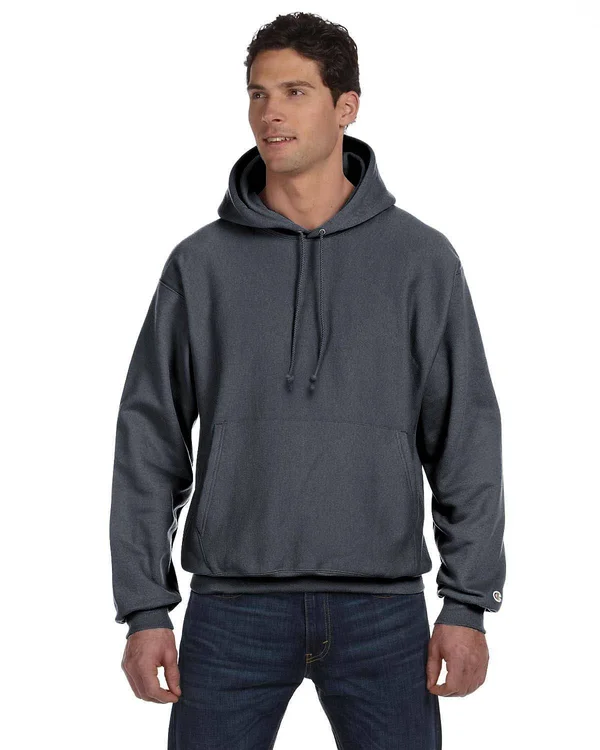 Champion S1051 REVERSE Weave Pullover Hooded Sweatshirt - C Gold - L