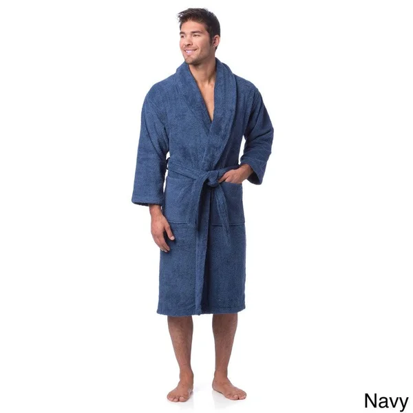 Small Luxury Turkish Cotton Unisex Robe in Purple