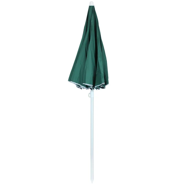 Sunnydaze 5-Foot Beach Umbrella with Tilt Function - Sage Green