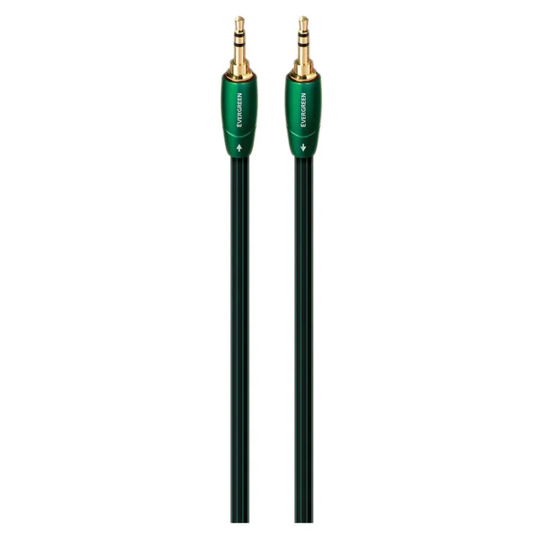 AudioQuest Evergreen Audio Interconnect Cable, 1.5m, Mini to Mini
