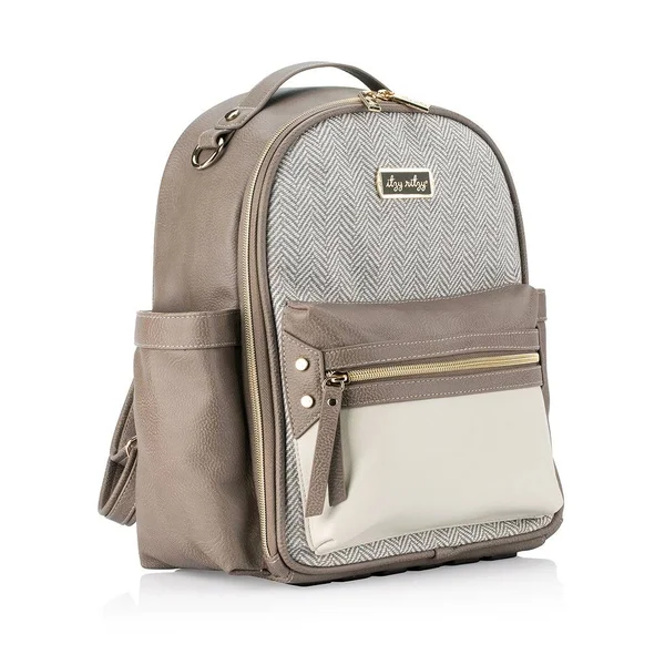 Itzy Ritzy Mini Diaper Bag Backpack Olive