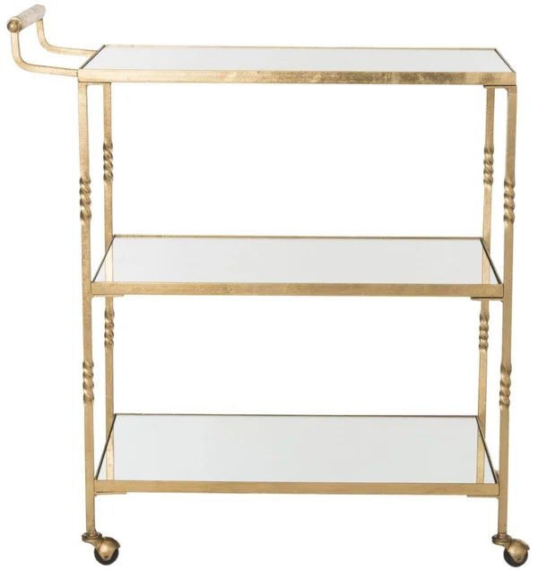 Safavieh Aurelius Bar Cart - Gold