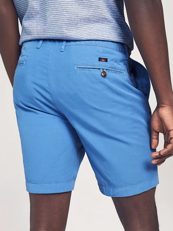 Faherty Men's Cloud Cotton Harbor Short - Faded Cobalt, Size 29