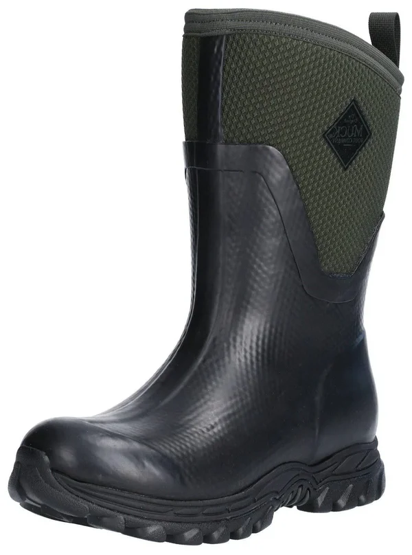 Women's Muck Boots Arctic Sport II Mid Calf Boot, Adult, Size: 11, Black/Moss