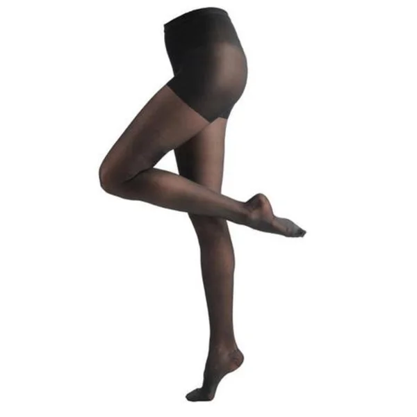 Venosan LEGLINE Closed Toe Pantyhose - 20-30 mmHg - Size: Queen, Black