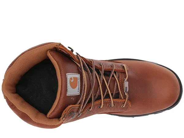 Carhartt 6x22 Work Boot Composite Toe Waterproof, Men's Brown