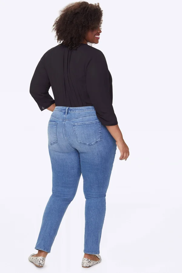 Nydj Women's Sheri Slim Jeans in Plus Size - Brickell - Blue - 16W