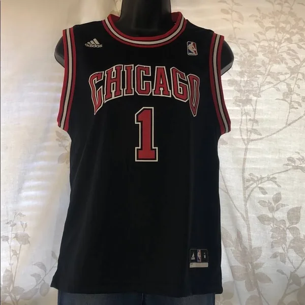 Adidas Shirts & Tops, Derrick Rose Adidas NBA Chicago Bulls Jersey, Color: Black/Red, Size: MB, Chiposhthrift&s Closet