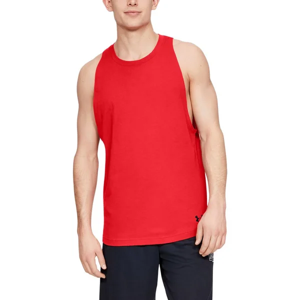 Under Armour Men's Baseline Cotton Tank - Red