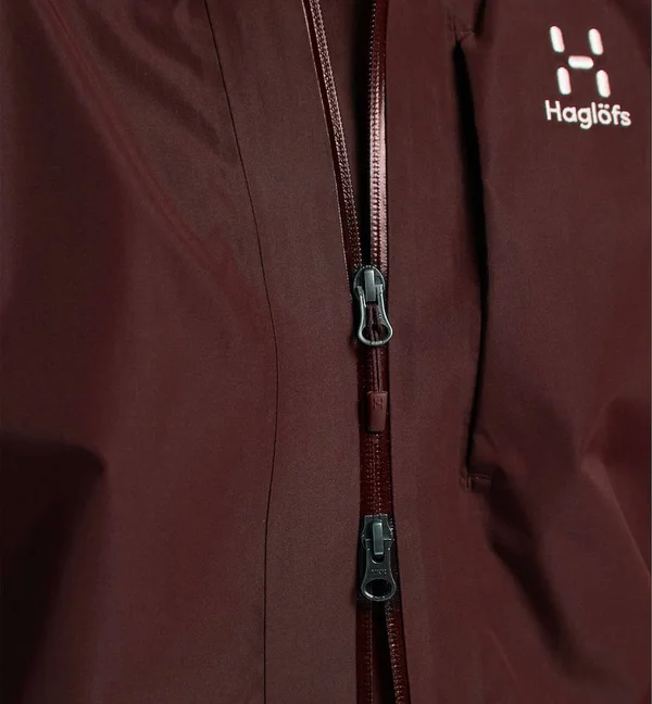 Haglofs Rubus GTX Jacket Women Maroon Red M Jacket Ladies, Women