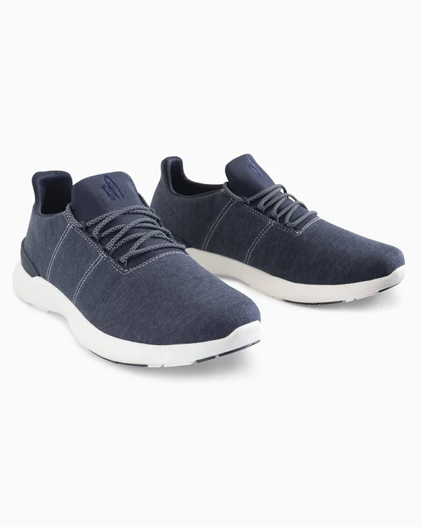 Johnnie-O Sneakformance in Navy - Size: 10.5
