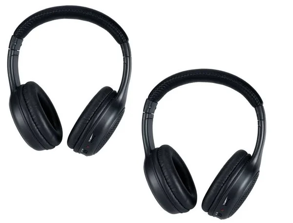 GMC Acadia Headphones - Leather Look Wireless DVD Headsets, Black