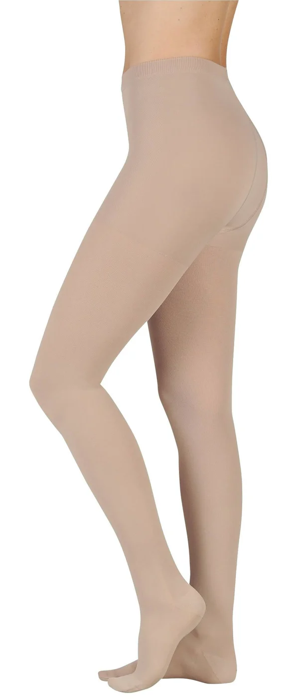 Juzo 2002 30-40 mmHg Soft Short Pantyhose-Size I-Beige