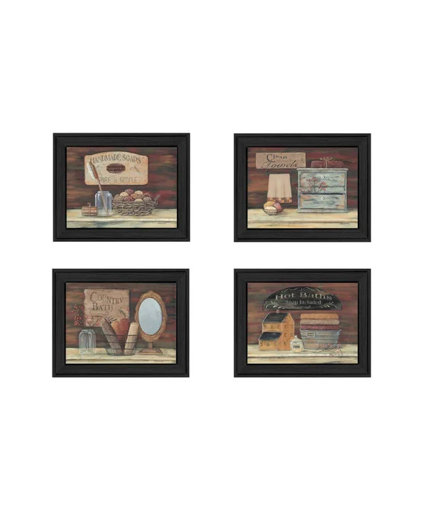 Bathroom I Collection by Pam Britton Framed Wall Art