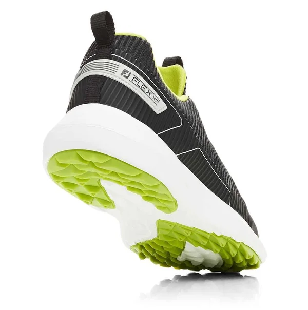 FootJoy FJ Flex XP Golf Shoes Black, 10.5, Medium