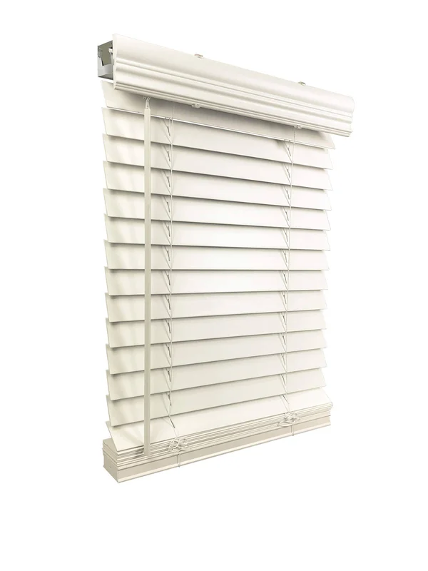 US Window and Floor 2x22 Faux Wood 31.5x22 W x 64x22 H, Inside Mount Cordless Blinds