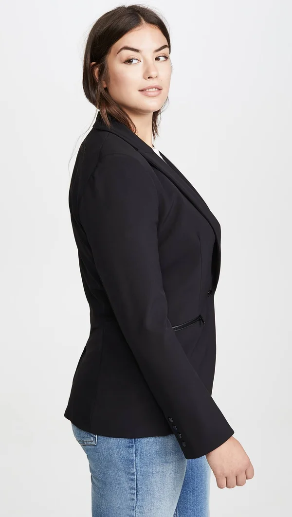 Veronica Beard Scuba Jacket Black 10