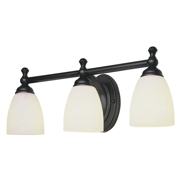 Trans Globe Lighting 3653 Rob 3-Light Bath Bar, Rubbed Oil Bronze