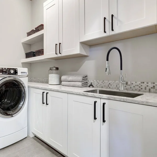 Transolid 25 in. x 22 in. x 12 in. Stainless Steel Drop-In or Undermount Laundry/Utility Sink Kit with Faucet and Accessories - S