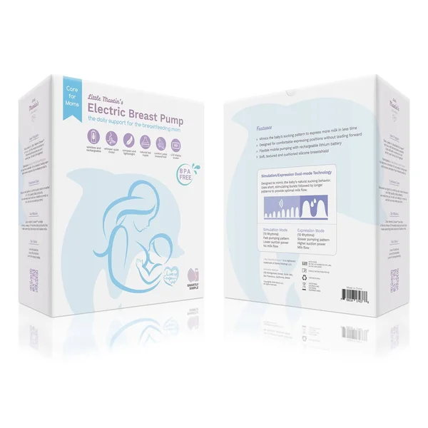 Little Martins Drawer Electric Breast Milk Pump for Breast Feeding Rechargeable Battery for Travel