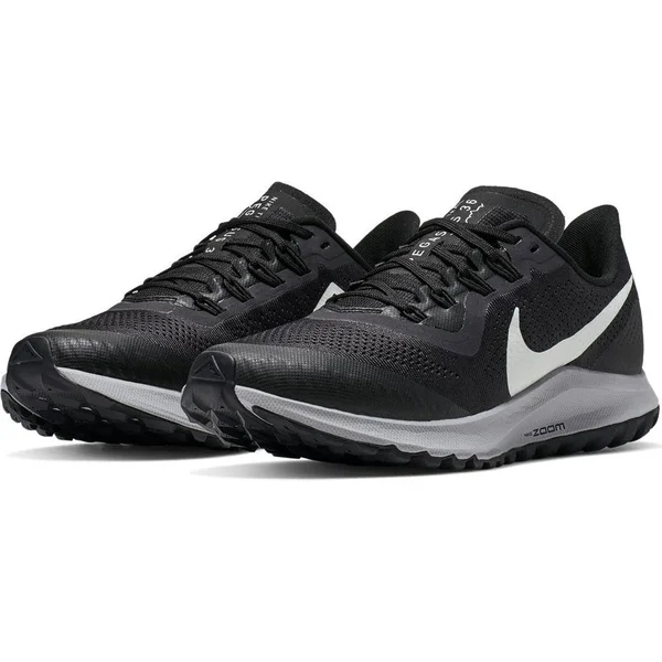 Nike Air Zoom Pegasus 36 Trail Oil Grey/Black Women's Trail Running Shoes - Size: 11